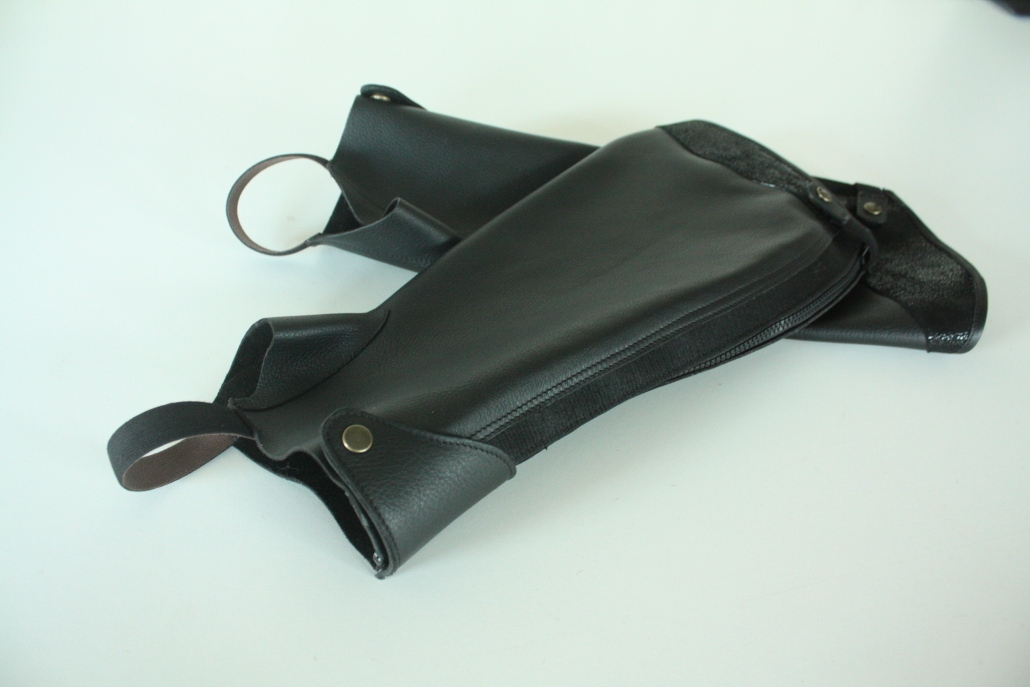 Chaps En Cuir Vieilli Sur Mesure - Chaps De Fusil De Chasse - Made In USA - Neufs
